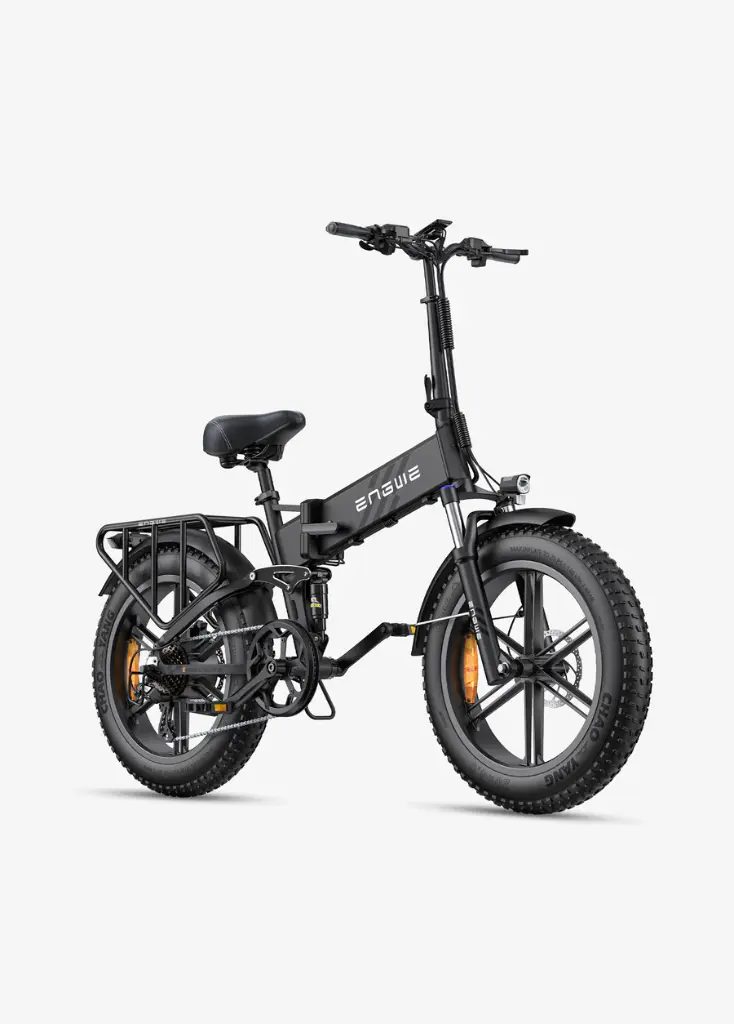 ENGWE Engine Pro 2.0 – Bicicleta eléctrica plegable doble suspensión 75 Nm 8 velocidades color Negro espacial
